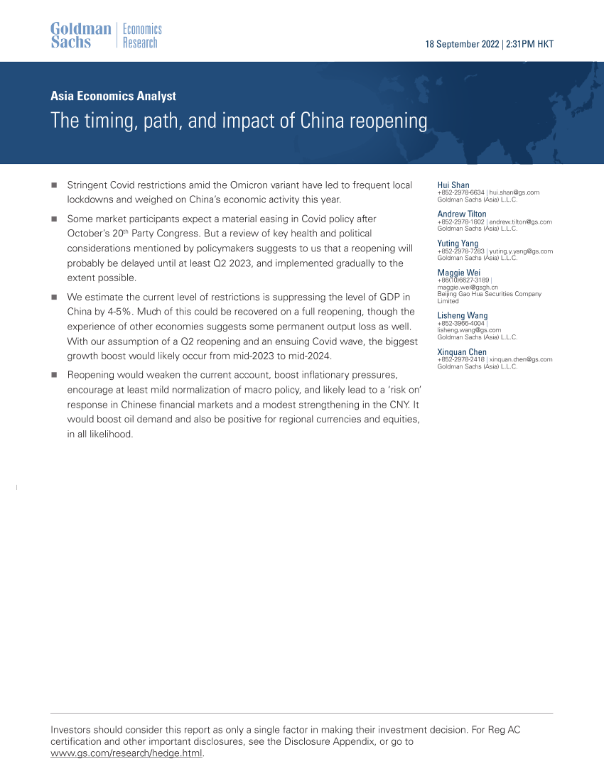 Asia Economics Analyst_ The timing, path, and impact of China reopening(1)Asia Economics Analyst_ The timing, path, and impact of China reopening(1)_1.png